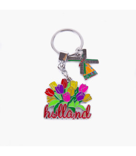 Sleutelhanger Tulpenbos Holland | Typisch Nederlands Souvenir