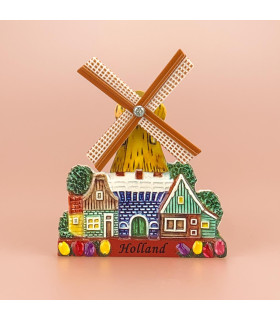 Kleurrijke Magneet | Typisch Hollands Design | Draaiende Molen