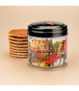 Nederlandse Stroopwafels | Leuk Cadeau in Blikverpakking