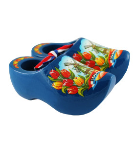 Souvenierklompjes van 8 cm Blauw