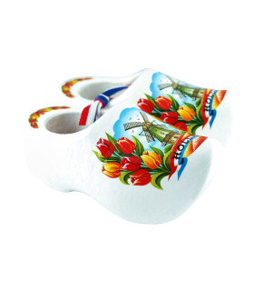 Souvenierklompjes van 8 cm Wit