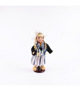 Pop in klederdracht Volendam vrouw daagse kleding 26 cm