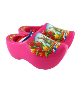 Souvenierklompjes van 8 cm Roze