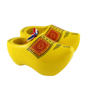 Souvenierklompjes van 8 cm Geel Bies