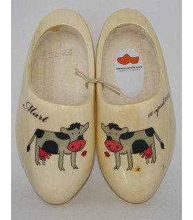 [Geboorte] klompjes met KOETJES schoenmaat 22-23