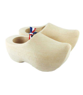 Kleine blanke klompjes van 5 cm