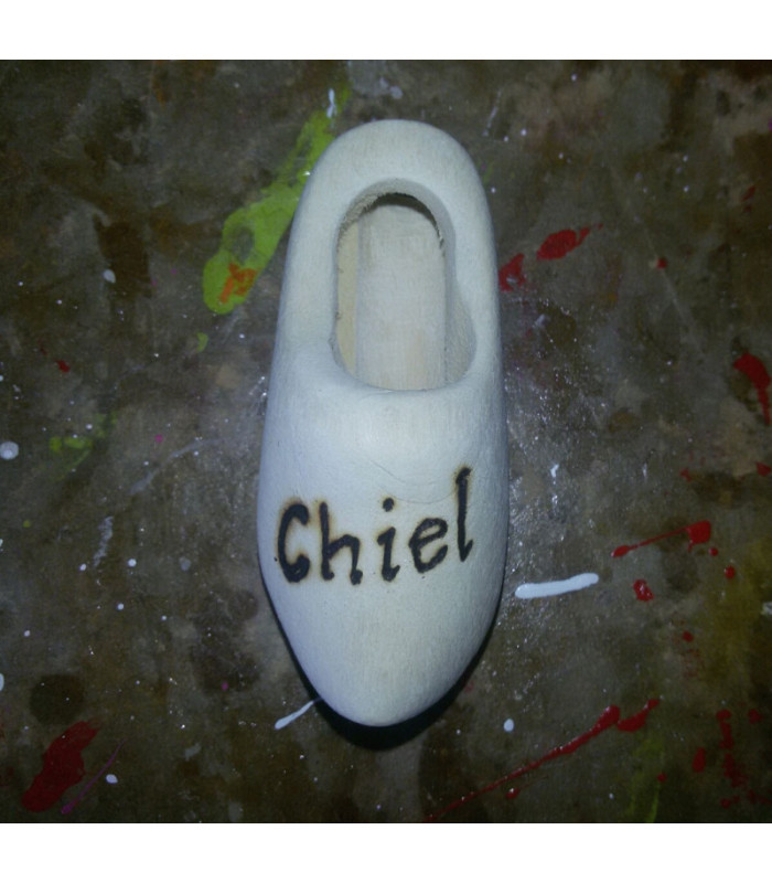 Dasklompje met naam gebrand