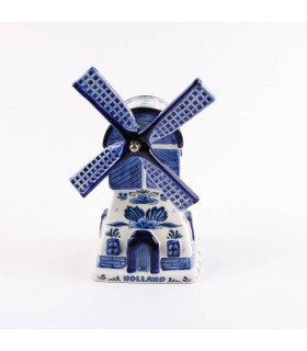  Muziekmolen wipwatermolen Holland 20 cm