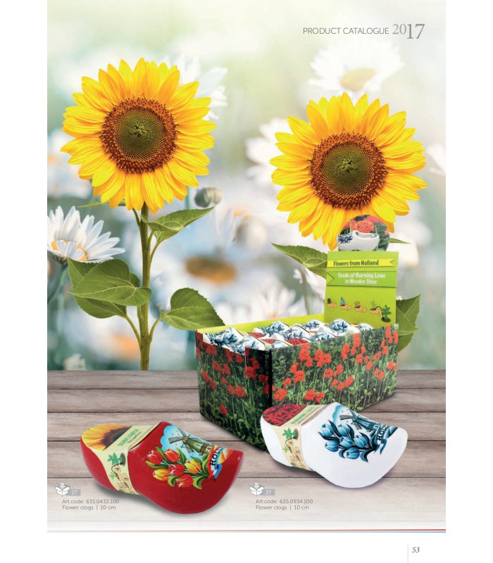 Bloemzaadklompje Rood met Zonnebloemzaadjes