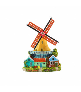Magneet stellingmolen met gele kap