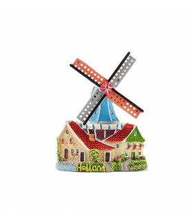 Magneet stellingmolen huis met luiken